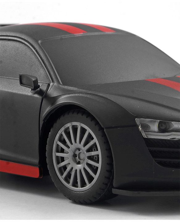 Babyhug 1:24 C-Type Rechargeable Remote Control Racing Car BIS Certified - Black