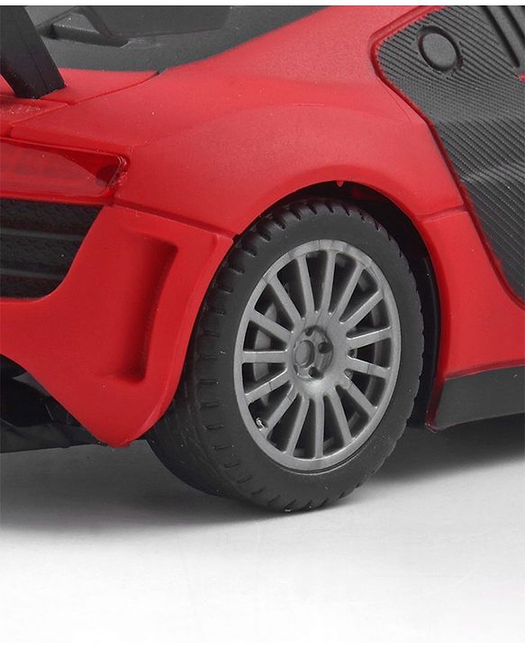 Babyhug 1:24 C-Type Rechargeable Remote Control Racing Car BIS Certified - Black