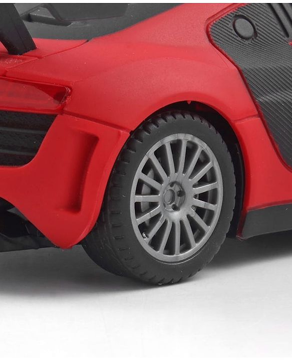 Babyhug 1:24 C-Type Rechargeable Remote Control Racing Car BIS Certified - Black