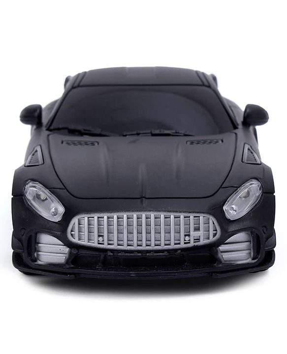 Babyhug  1:24 C-Type Rechargeable Remote Control Racing Car - Black| Gifting Option| Toy for 4+ years Boys & Girls| BIS Certified| 50ft Remote Range