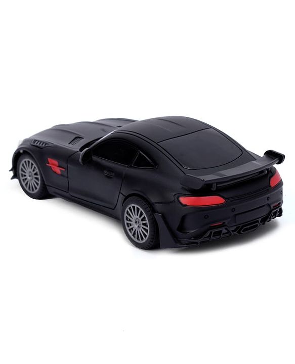 Babyhug  1:24 C-Type Rechargeable Remote Control Racing Car - Black| Gifting Option| Toy for 4+ years Boys & Girls| BIS Certified| 50ft Remote Range