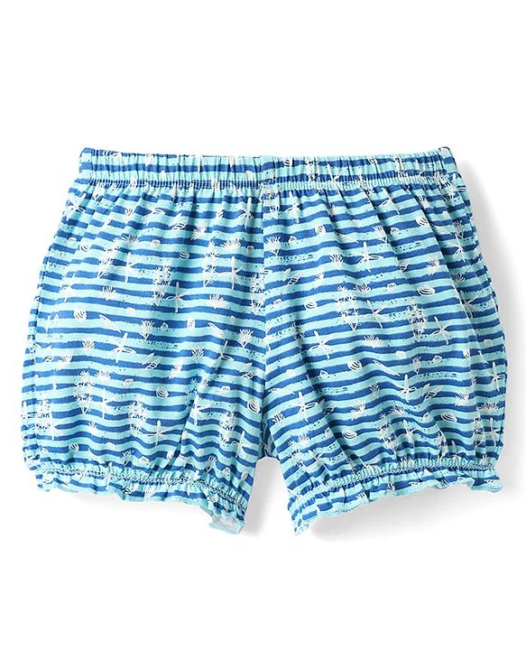 Pine Kids Cotton Elastane Knit Printed Bloomers Pack of 3 (Color May Vary)