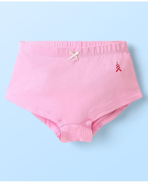 Pine Kids Cotton Elastane Knit Hipsters With Strawberry Print Pack of 3 (Color May Vary)