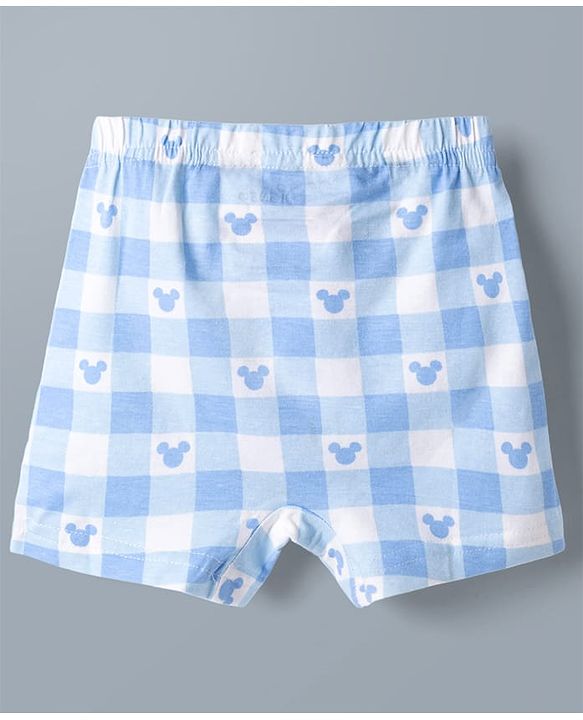 Babyhug Disney Single Jersey Knit Trunks With Mickey Mouse Graphics Pack of 3 - Multicolor