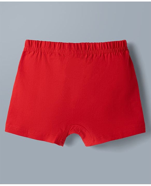 Babyhug Disney Single Jersey Knit Trunks With Mickey Mouse Graphics Pack of 3 - Multicolor