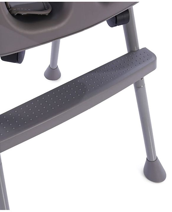 Babyhug 4 in 1 Convertible High Chair with Adjustable Height & Comfortable Seat - White
