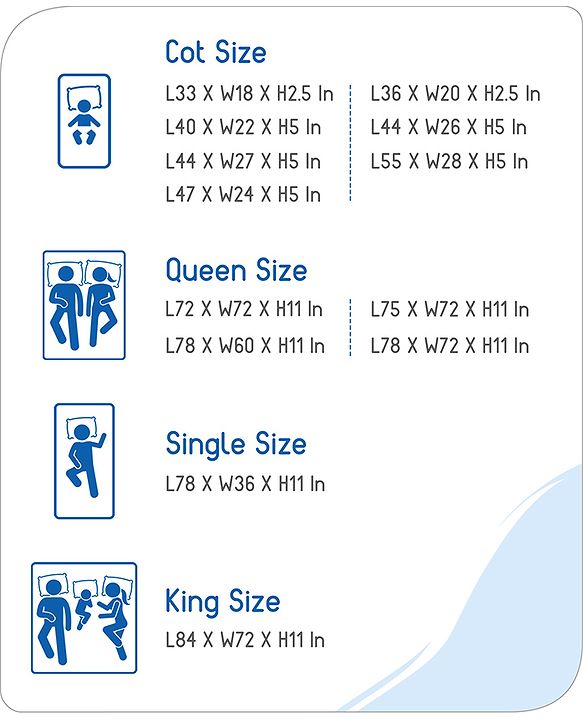 Babyhug 100% Cotton Waterproof Fitted Mattress Protector Cover - Grey