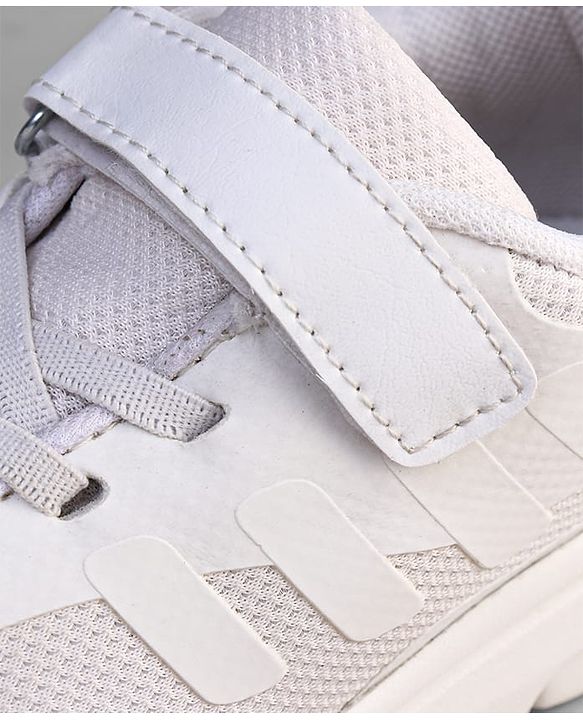 Pine Kids Velcro Closure School Shoes - White