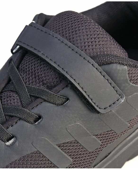 Pine Kids Velcro Closure School Shoes - Black