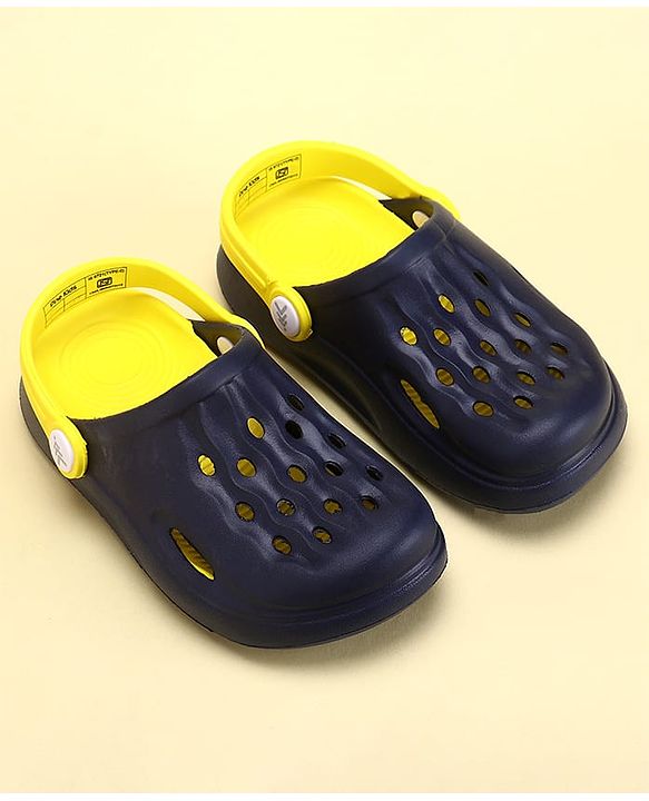 Pine Kids Clogs with Back Strap - White & Green
