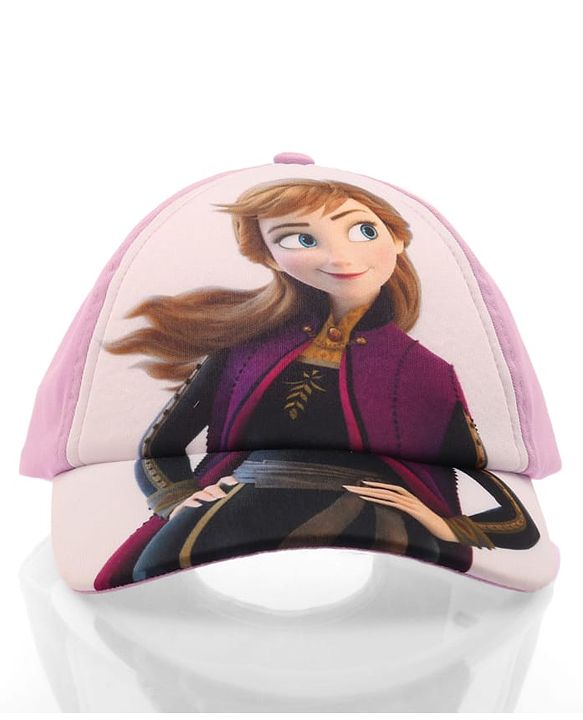 Pine Kids Marvel Cotton Blend Knit Baseball Cap With Frozen Print Pink - Diameter 50 cm