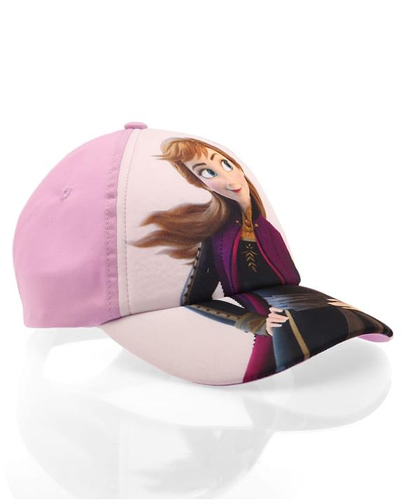 Pine Kids Marvel Cotton Blend Knit Baseball Cap With Frozen Print Pink - Diameter 50 cm