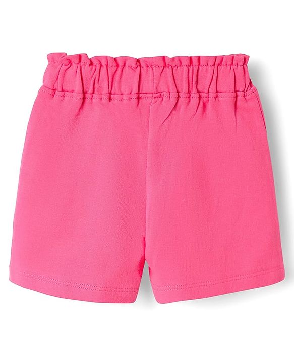 Babyhug Single Jersey Knit Sleeveless Top & Shorts with Floral Print - Pink