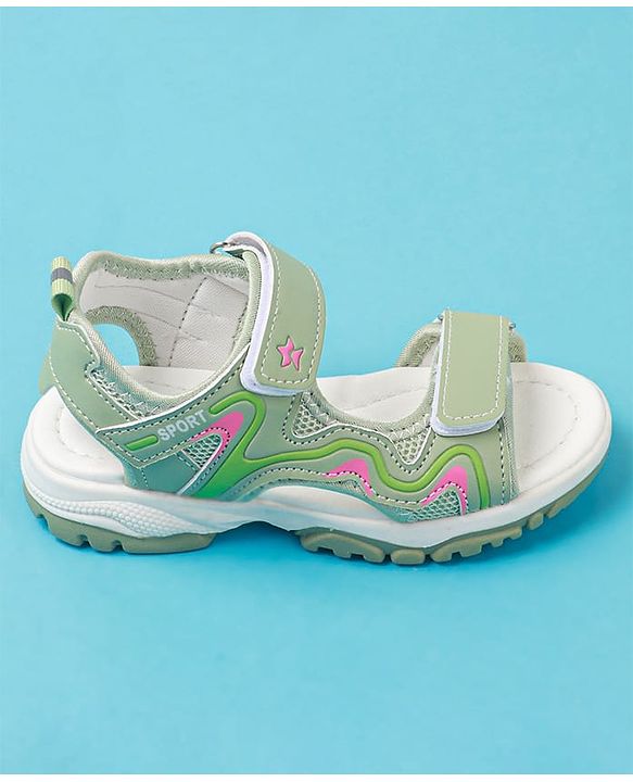 Cute Walk by Babyhug Sandals with Velcro Closure - Purple
