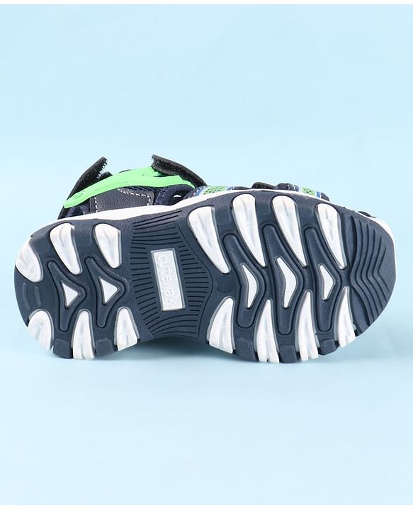 Cute Walk by Babyhug Sandals with Velcro Closure - Grey