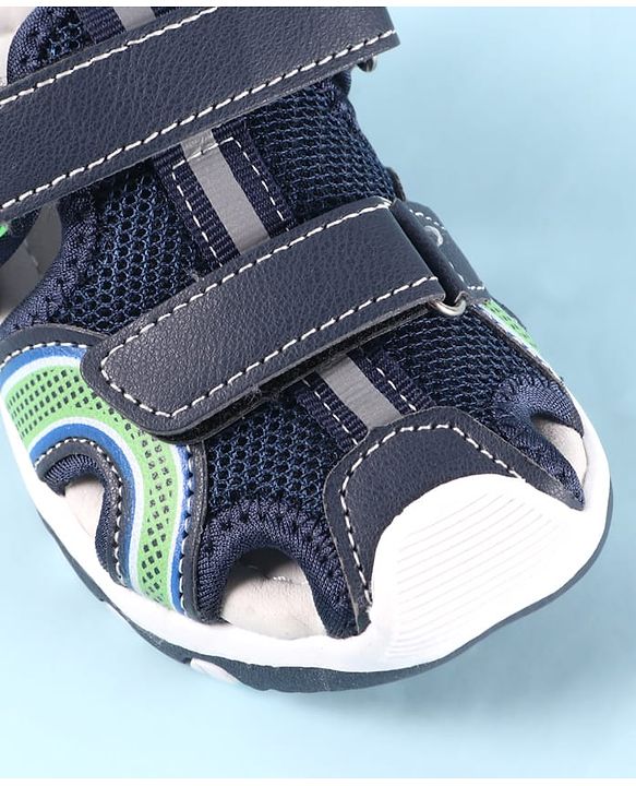 Cute Walk by Babyhug Sandals with Velcro Closure - Grey