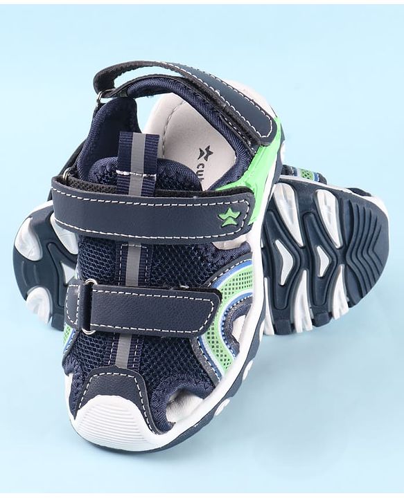 Cute Walk by Babyhug Sandals with Velcro Closure - Grey