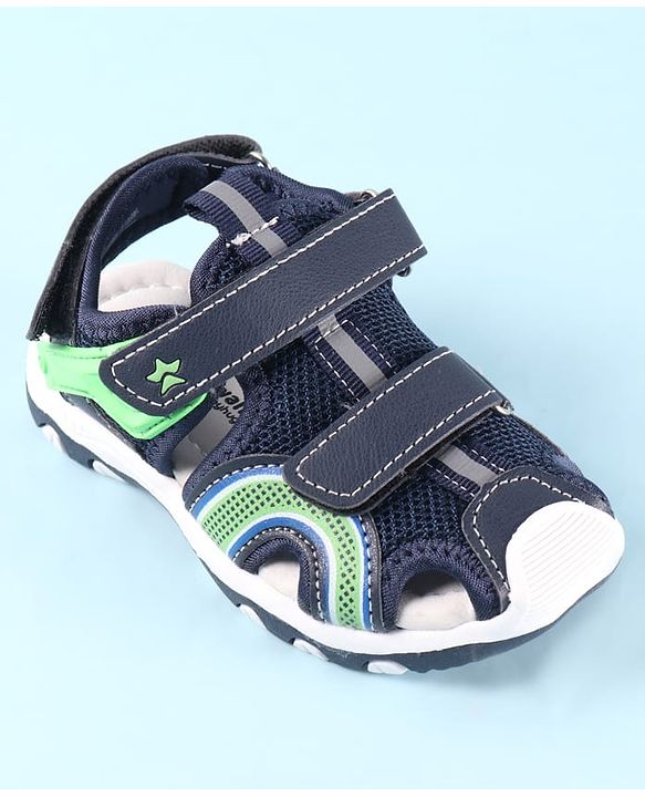 Cute Walk by Babyhug Sandals with Velcro Closure - Grey