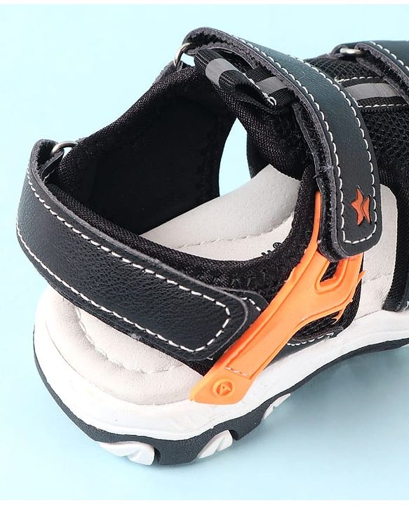 Cute Walk by Babyhug Sandals with Velcro Closure - Grey