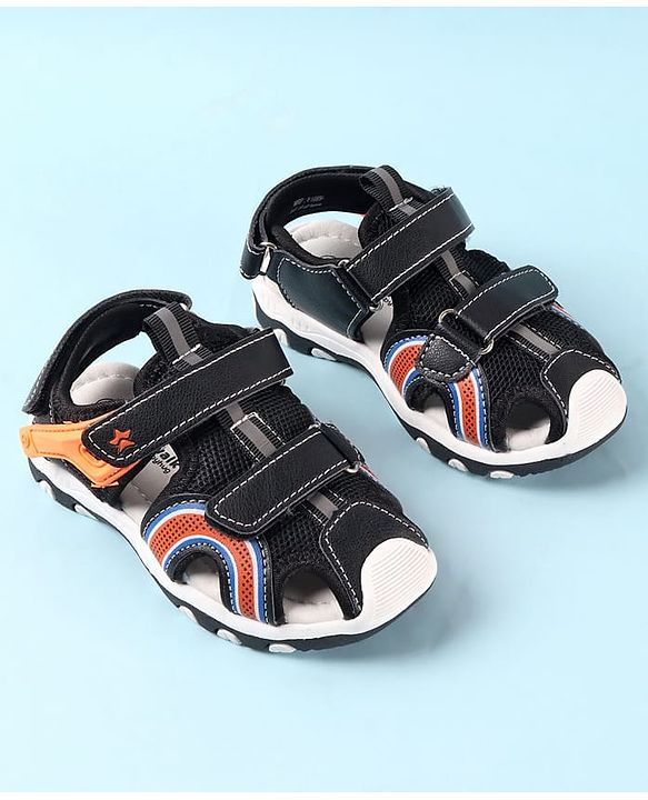 Cute Walk by Babyhug Sandals with Velcro Closure - Grey
