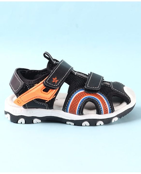 Cute Walk by Babyhug Sandals with Velcro Closure - Grey