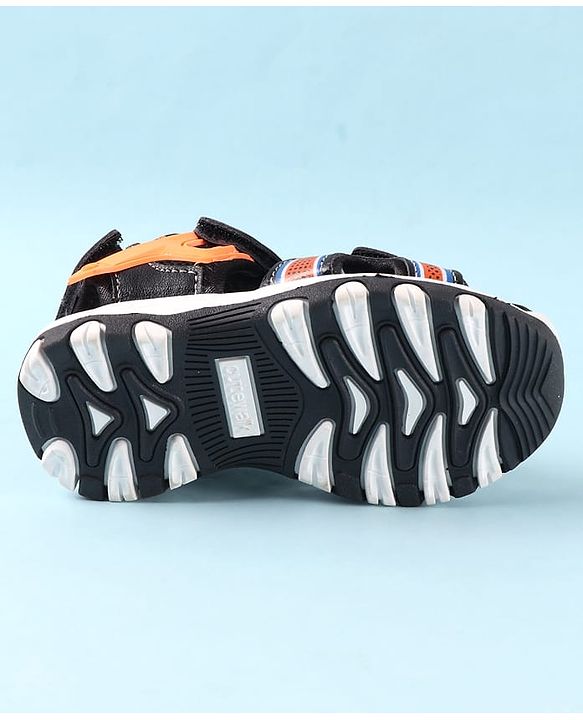 Cute Walk by Babyhug Sandals with Velcro Closure - Grey