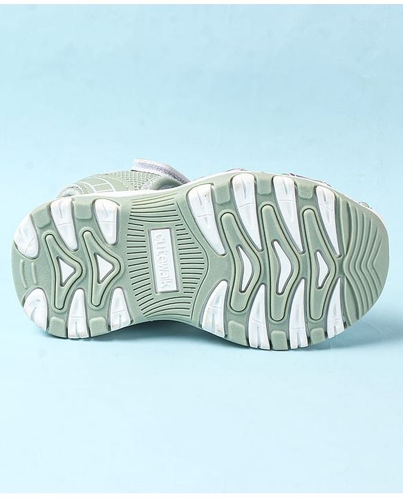 Cute Walk by Babyhug Velcro Closure Sandals - Green