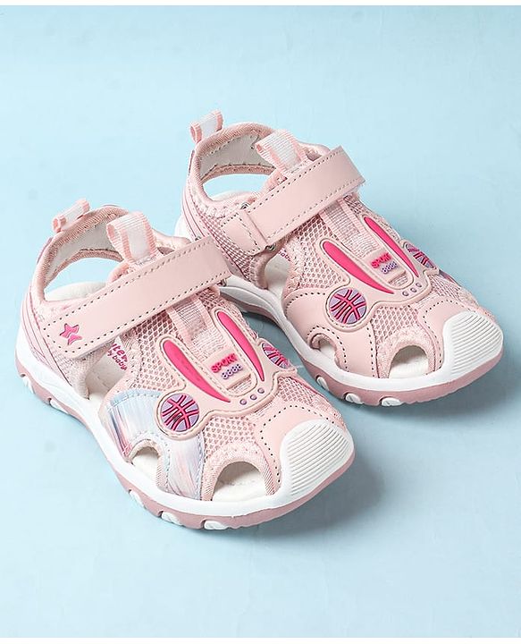Cute Walk by Babyhug Velcro Closure Sandals - Green