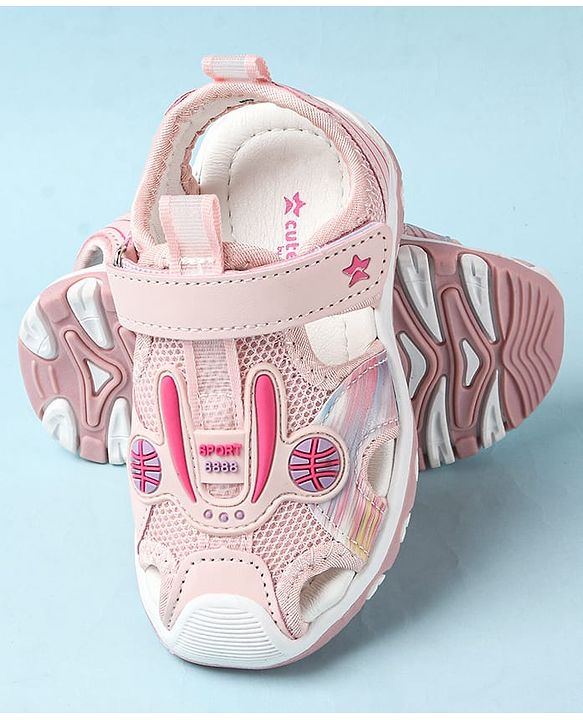 Cute Walk by Babyhug Velcro Closure Sandals - Green