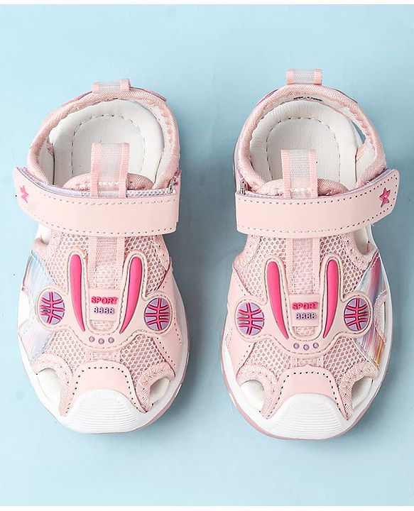Cute Walk by Babyhug Velcro Closure Sandals - Green