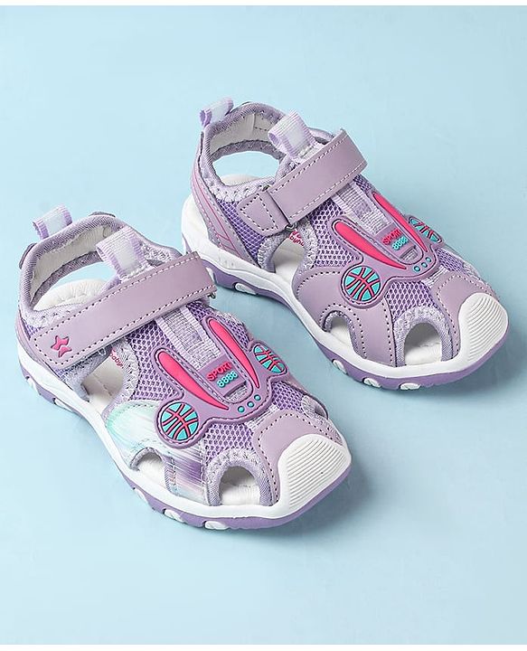 Cute Walk by Babyhug Velcro Closure Sandals - Green