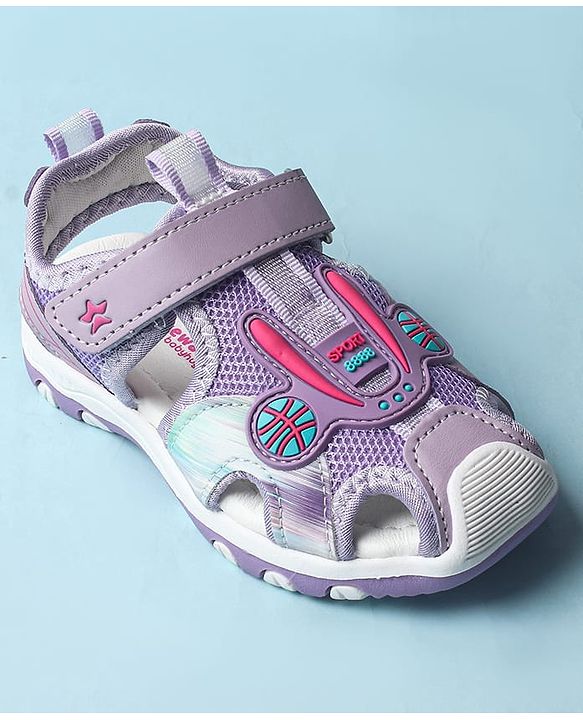Cute Walk by Babyhug Velcro Closure Sandals - Green