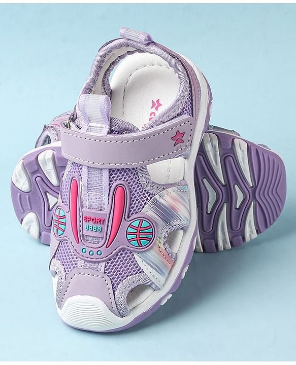 Cute Walk by Babyhug Velcro Closure Sandals - Green