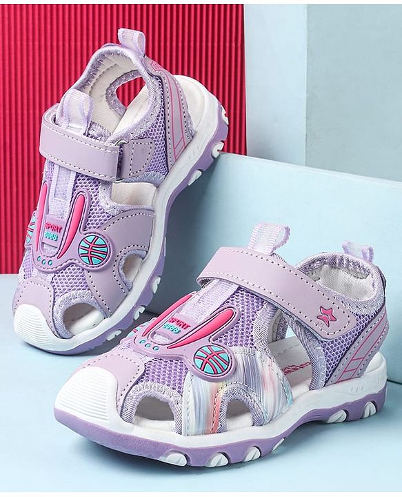 Cute Walk by Babyhug Velcro Closure Sandals - Green