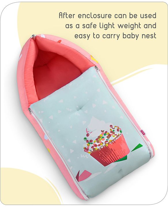Babyhug Premium Aeroplane Theme Printed Super Saver Bedding Combo Set -White