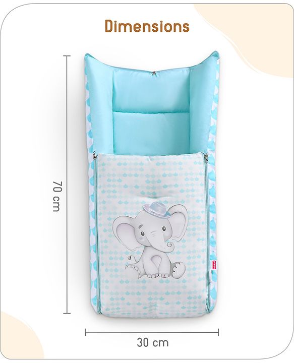 Babyhug Premium Aeroplane Theme Printed Super Saver Bedding Combo Set -White