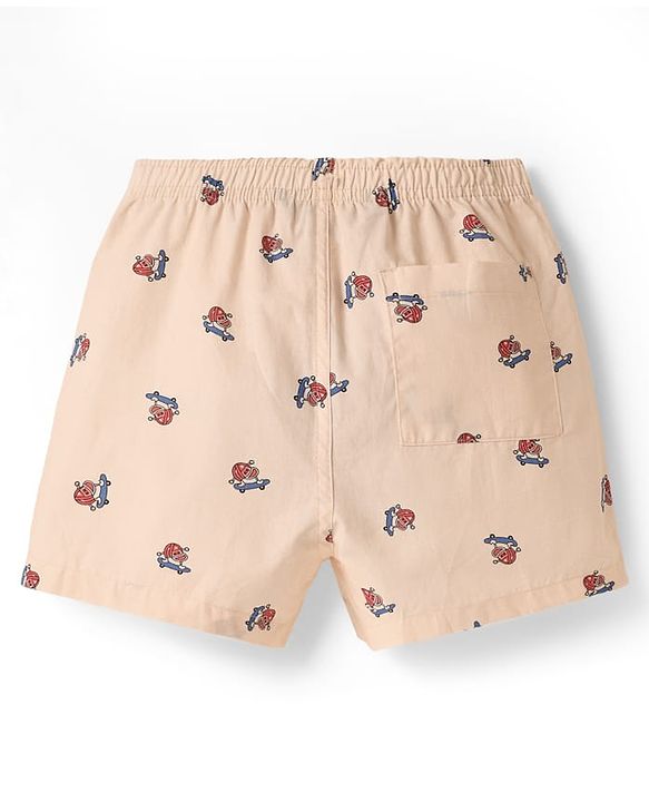 Pine Kids Cotton Woven Printed Boxers Pack Of 2 (Colour May Vary)