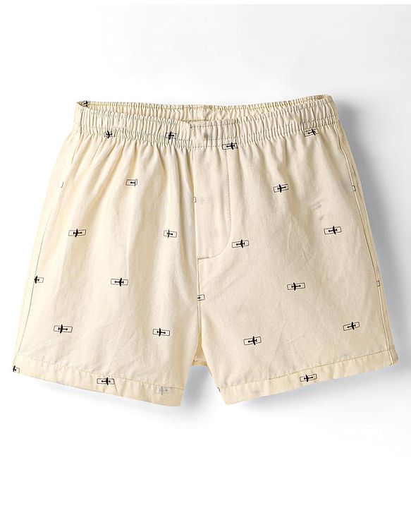 Pine Kids Cotton Knit Boxers with Abstract Print Pack of 2 (Color May Vary)