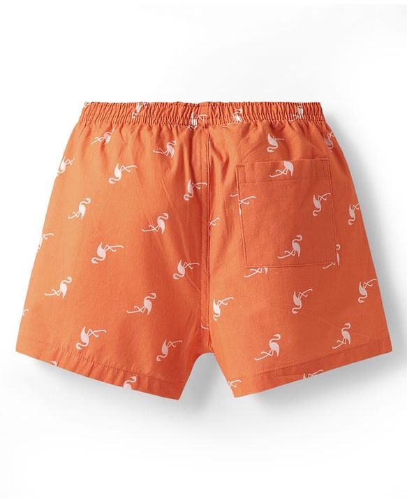 Pine Kids Cotton Woven Boxers With Ball & Bird Print Pack Of 2 (Colour May Vary)