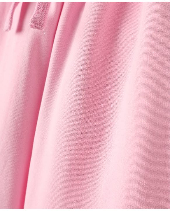 Pine Active Knit Full Length Super Stretch Track Pant With Color Block Design - Pink