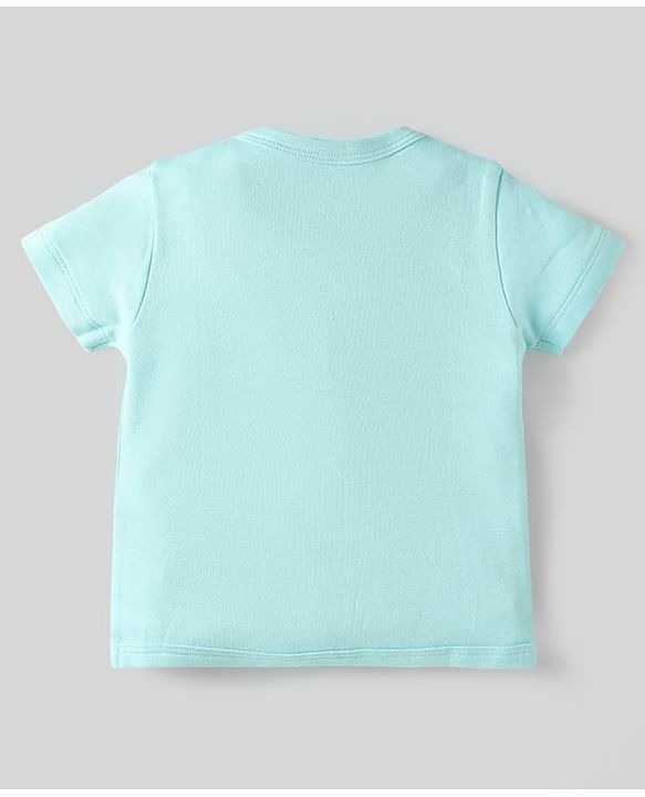 Babyhug 100% Cotton Interlock Knit Front Open Half Sleeves jhablas With Star & Rainbow Print Pack Of 3 - Pink Light Blue & Yellow