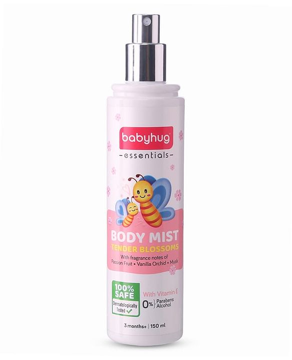 Babyhug Baby Memories Gentle Body Mist  150ml | Alcohol Free | Dermatologically Tested | Skin Friendly | Safe | Everyday Wear