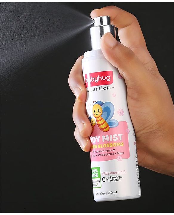 Babyhug Baby Memories Gentle Body Mist  150ml | Alcohol Free | Dermatologically Tested | Skin Friendly | Safe | Everyday Wear