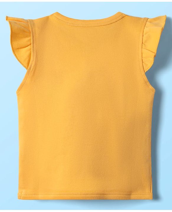 Babyhug 100% Cotton Knit Frill Sleeves Front Open jhablas with Tropical Theme & Polka Dots Print Pack of 3 - Pink Yellow & White