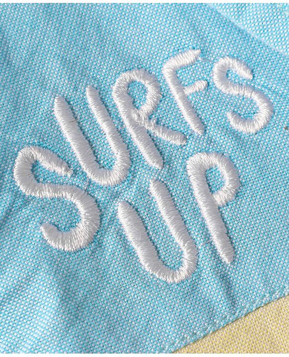 Babyhug Cotton Woven Half Sleeves Shirt With Cut & Sew Design - Light Blue