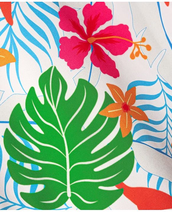 Pine Active Half Sleeves T-Shirt With Floral Print - White