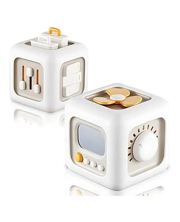 TurtleBee Life Skill Builder Cube Montessori Toys for 1 Year