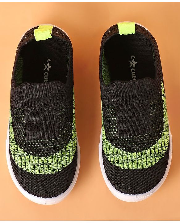 Cute Walk by Babyhug Slip On Casual Shoes - Black