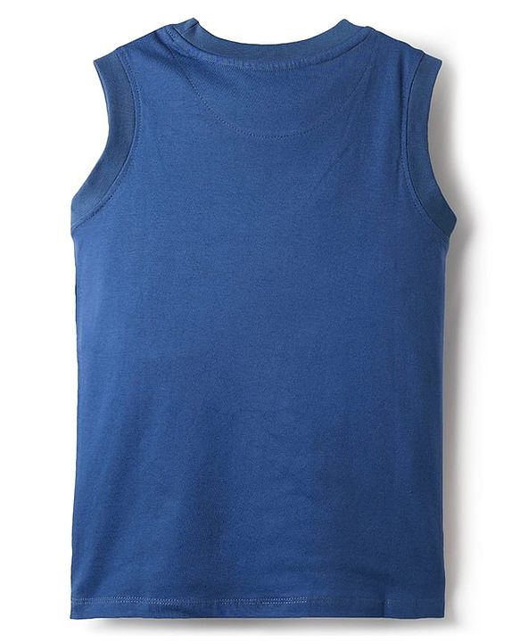 Pine Kids Disney Terry Knit Sleeveless Tank T-Shirt & Shorts Set With Lion King Graphics - Navy Blue