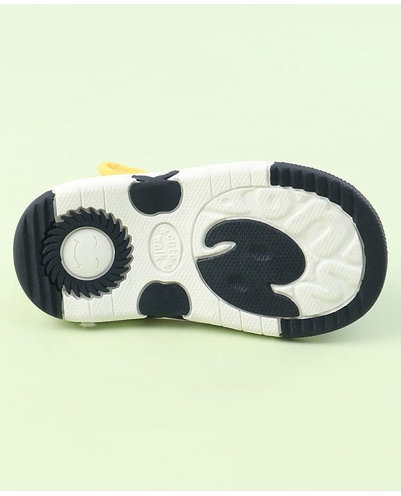 Cute Walk by Babyhug Sandals with Velcro Closure & Dino Applique - Royal Blue